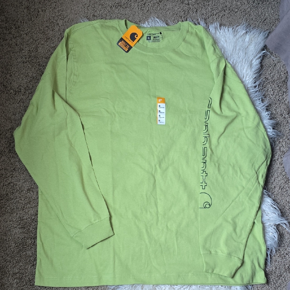 Carhartt Men's Lime Long Sleeve Tee